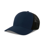 Casquette trucker écoresponsable avec protection solaire UPF 50 couleur bleu