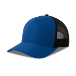 Casquette trucker écologique à 5 panneaux avec protection UPF 50 couleur bleu roi