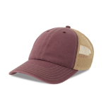 Casquette trucker 6 panneaux avec mesh et fermeture velcro