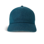 Casquette de baseball en denim écologique à 5 panneaux avec boucle couleur bleu jean Vue 1