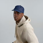 Casquette de baseball en denim écologique à 5 panneaux avec boucle vue d'ambiance