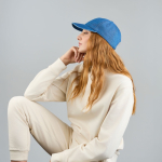 Casquette de baseball en denim écologique à 5 panneaux avec boucle vue 2