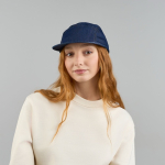 Casquette style camper 5 panneaux non structurée à visière plate vue 4