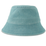 Bob en denim de coton recyclé teint avec DyStar® couleur bleu gris