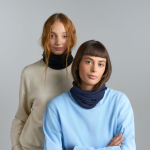 Cache-cou thermorégulateur en laine mérinos recyclée vue 3