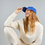 Casquette de baseball en polyester écologique, 6 panneaux et velcro Vue 1