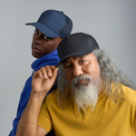 Casquette trucker en polyester recyclé avec partie arrière en maille vue d'ambiance