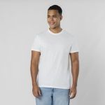 T-shirt blanc pour adulte à manches courtes, col rond 150 g/m²