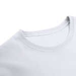 T-shirt blanc pour adulte à manches courtes, col rond 150 g/m²