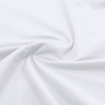 T-shirt blanc pour adulte à manches courtes, col rond 150 g/m²