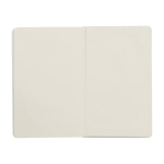 Cahier grand format à fermeture élastique Moleskine, pages lignées couleur blanc