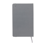 Cahier grand format à fermeture élastique Moleskine, pages lignées couleur bleu gris deuxième vue arrière