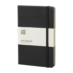 Carnet Moleskine Classic rigide format moyen, pages lignées couleur noir