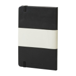 Carnet Moleskine Classic rigide format moyen, pages lignées couleur noir troisième vue arrière