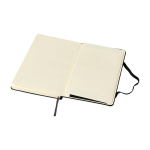 Carnet Moleskine Classic rigide format moyen, pages lignées couleur noir troisième vue