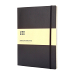 Carnet Moleskine Classic souple, fermeture élastique et pages lignées couleur noir