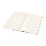 Cahier Moleskine cartonné et pochette intérieure, pages lignées couleur marron cinquième vue