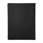 Carnet Moleskine Cahier Journal à coins arrondis, pages lignées couleur noir deuxième vue arrière