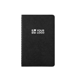 Carnet à couverture cartonnée Moleskine Cahier Journal, pages lignées avec zone d'impression