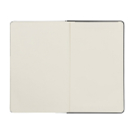 Carnet Moleskine Classic pages blanches, mention« en cas de perte » couleur noir troisième vue arrière