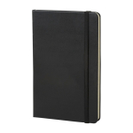 Carnet Moleskine Classic pages blanches, mention« en cas de perte » couleur noir deuxième vue
