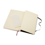 Carnet Moleskine Classic pages blanches, mention« en cas de perte » couleur noir