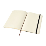 Carnet Moleskine Classic à couverture souple, pages blanches couleur noir quatrième vue