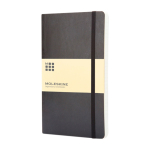 Carnet Moleskine Classic à couverture flexible, pages quadrillées couleur noir