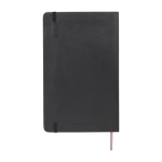 Carnet Moleskine Classic à couverture flexible, pages quadrillées couleur noir deuxième vue arrière