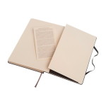 Grand carnet Moleskine Classic à couverture rigide, pages à points couleur noir troisième vue