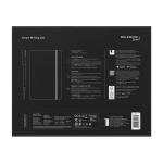 Set d’écriture Moleskine Smart qui numérise du papier à l’écran couleur noir