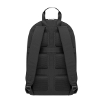 Sac à dos Moleskine Metro 15” avec compartiments et dos en maille couleur noir deuxième vue arrière