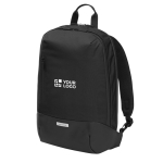 Sac à dos Moleskine Metro 15” avec compartiments et dos en maille avec zone d'impression