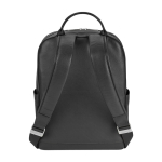 Sac à dos en cuir élégant au style urbain Moleskine Classic 15” couleur noir deuxième vue arrière