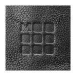 Sac à dos en cuir élégant au style urbain Moleskine Classic 15” couleur noir vue détail 2