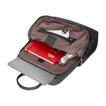 Sac à dos en cuir élégant au style urbain Moleskine Classic 15” couleur noir troisième vue