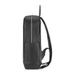 Sac à dos en cuir élégant au style urbain Moleskine Classic 15” couleur noir vue latérale