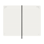 Agenda journalier à couverture souple avec élastique Moleskine couleur noir troisième vue
