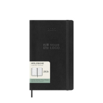 Agenda hebdomadaire en plastique effet cuir avec marque-page Moleskine avec zone d'impression