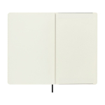 Carnet XL vegan effet python Moleskine Vegea Boa, pages lignées couleur noir quatrième vue