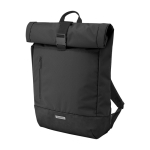 Sac à dos urbain roll-top avec compartiments Moleskine Metro 15'' couleur noir