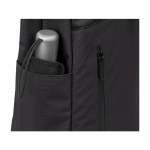 Sac à dos urbain roll-top avec compartiments Moleskine Metro 15'' couleur noir vue détail 3