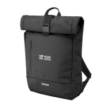 Sac à dos urbain roll-top avec compartiments Moleskine Metro 15'' avec zone d'impression