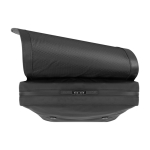 Sac à dos Moleskine Metro Slim, fermetures magnétique et éclair 15” couleur noir vue détail 1