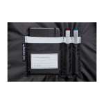 Sac à dos Moleskine Metro Slim, fermetures magnétique et éclair 15” couleur noir vue détail 2