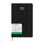 Agenda hebdomadaire sans date Moleskine, à commencer quand vous voulez couleur noir