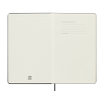 Agenda hebdomadaire sans date Moleskine, à commencer quand vous voulez couleur noir deuxième vue