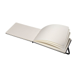 Album XL pour aquarelle, croquis et techniques mixtes Moleskine couleur noir troisième vue