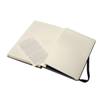 Carnet de dessin XL papier sans acide et poche intérieure Moleskine couleur noir troisième vue