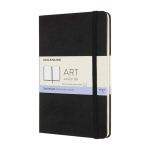 Carnet de croquis taille moyenne avec pochette intérieure Moleskine couleur noir